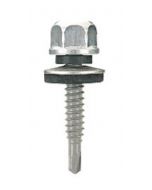 Vis TÊTALU P1 6.3x38 avec rondelle vulca pour manchon Fenoflash