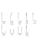 Crochets divers filetés