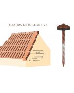 pointe torsadee fixation tuile rive