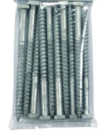 tirefonds TC 8x120 à bourrer galva pour fibro-ciment sur bois