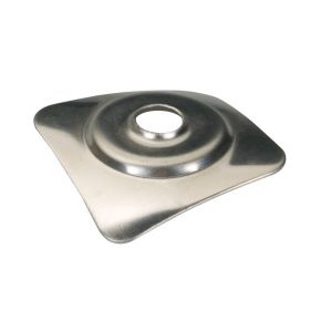 plaquette 40x40 Inox ou Alu pour couverture plaque fibres-ciment 177x51