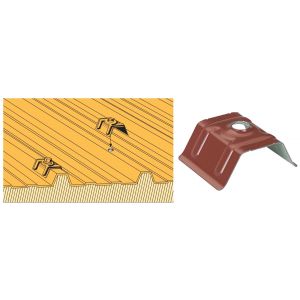 Cavalier acier prélaqué pour panneaux sandwich - Choix par désignation des profileurs