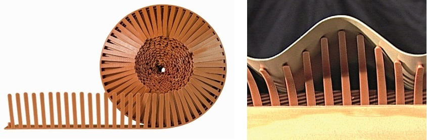 Closoir peigne en polypropylène Closoir peigne en polypropylène